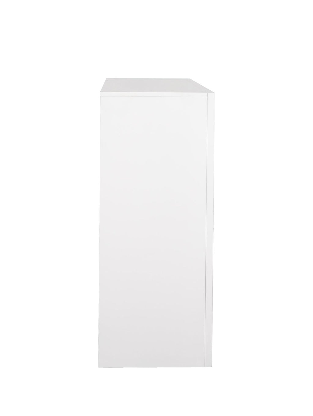 Marilla White Dresser with Beveled Drawer Fronts