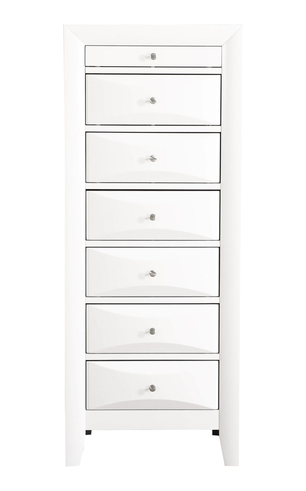 Marilla G1570-LC 7-Drawer Lingerie Chest – White with Dovetailed Drawers