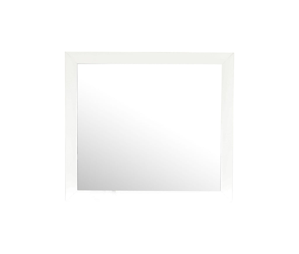 Modern Low-Distortion Mirror for Dresser Mounting