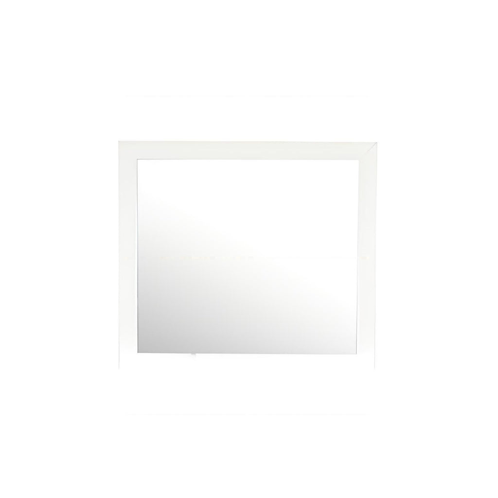 Modern Low-Distortion Mirror for Dresser Mounting