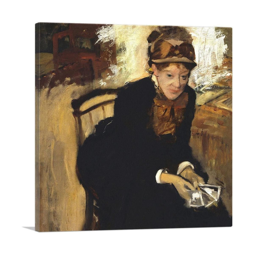Mary Cassatt Seated Holding Cards 1880