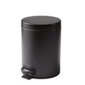 Matte Black Bathroom Waste Basket with Removable Liner