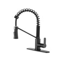 Commercial-Style Kitchen Faucet with Pull-Down Dual-Function Sprayhead