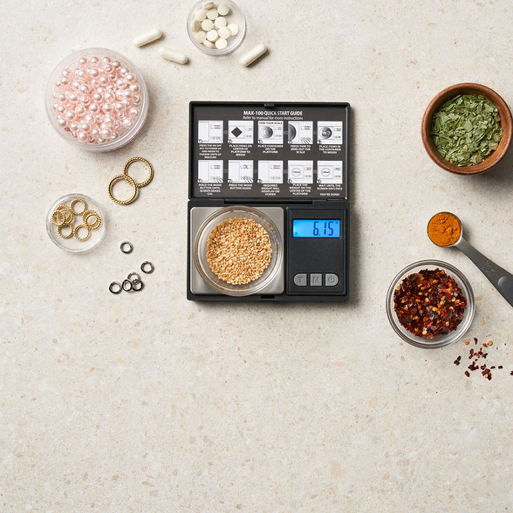 MAX Series Digital Pocket Scale with Backlit LCD and Protective Cover