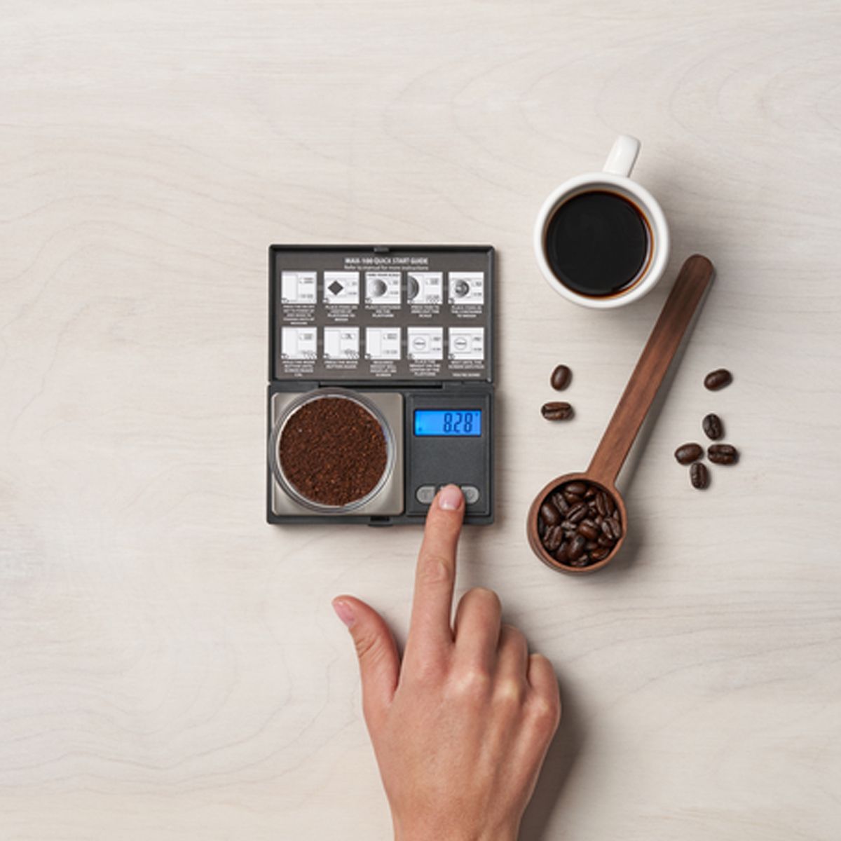 MAX Series Digital Pocket Scale with Backlit LCD and Protective Cover