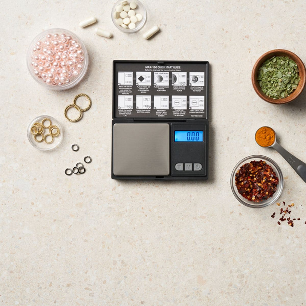 MAX Series Digital Pocket Scale with Backlit LCD and Protective Cover