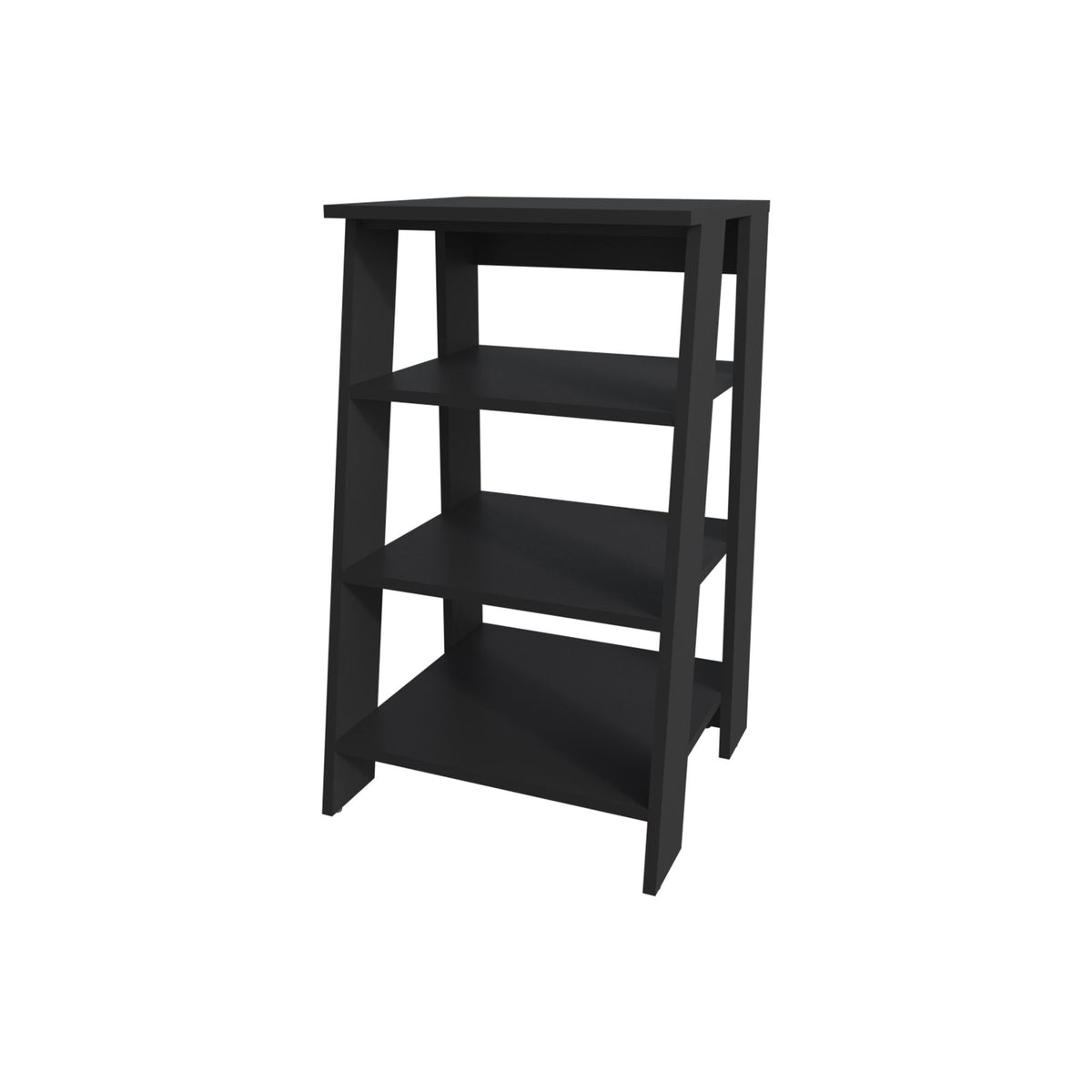 Freestanding Bathroom Shelf with Four Open Storage Levels