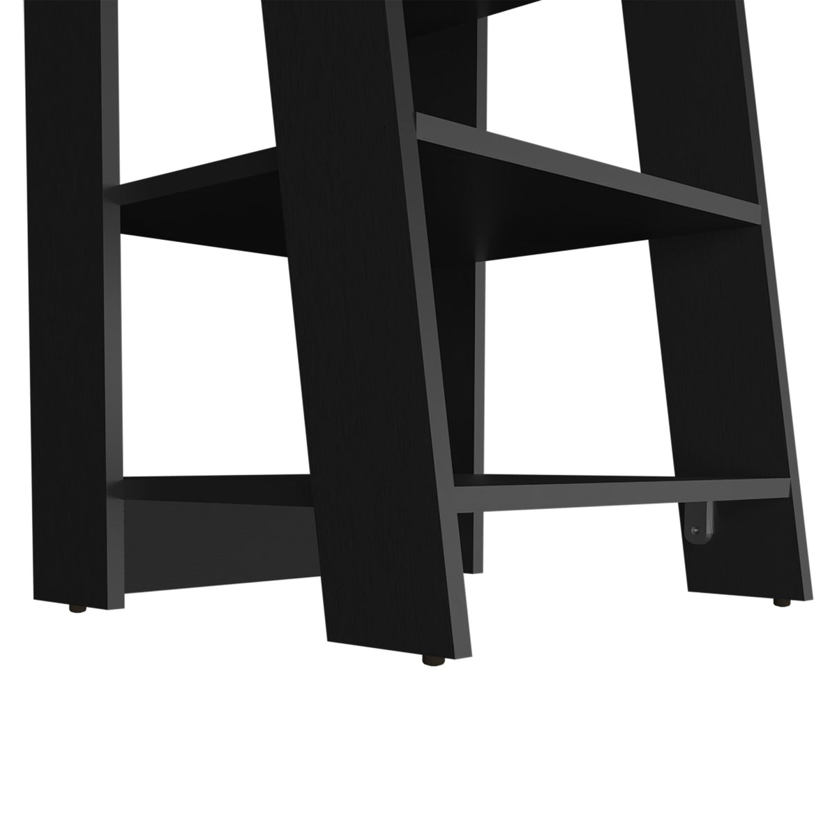 Freestanding Bathroom Shelf with Four Open Storage Levels