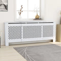 MDF Radiator Cover White 80.7