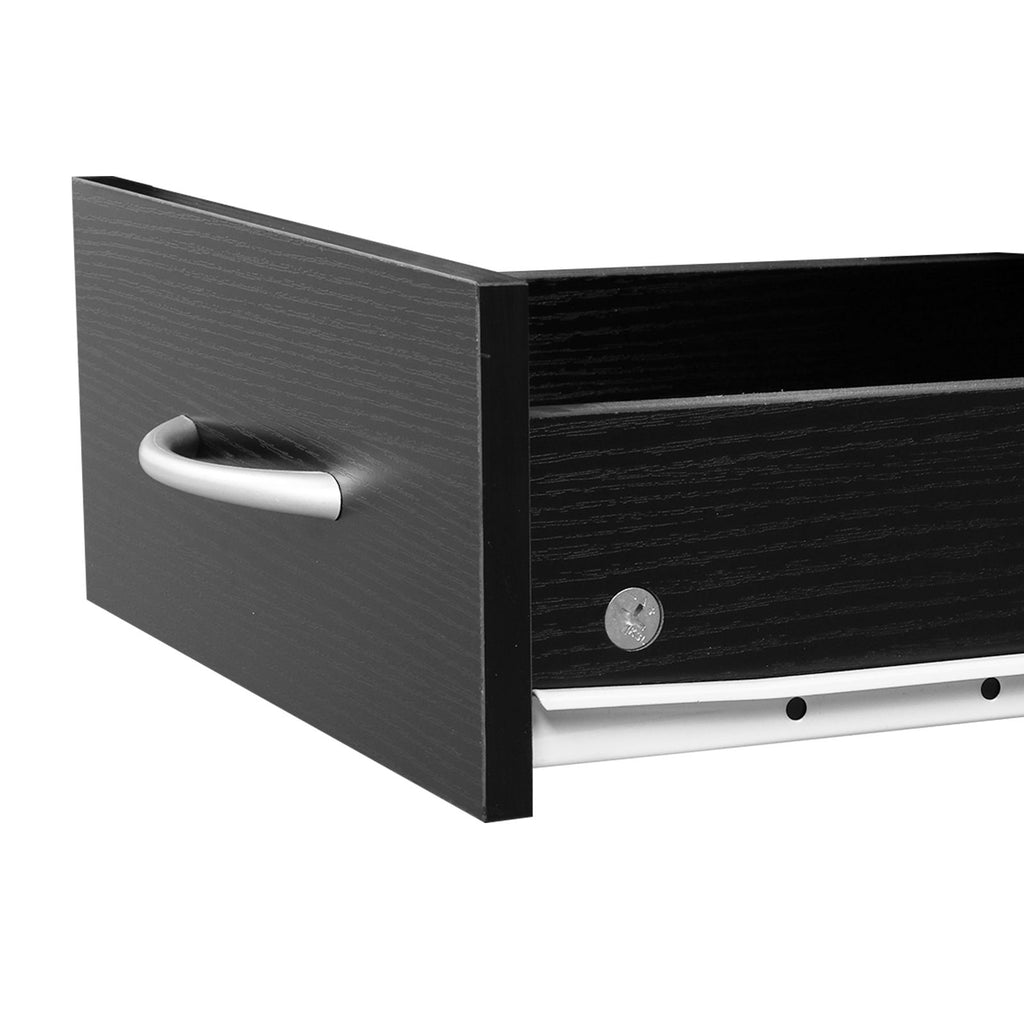 Tall Bathroom Wall Cabinet with Door, Drawer, and Three Compartments