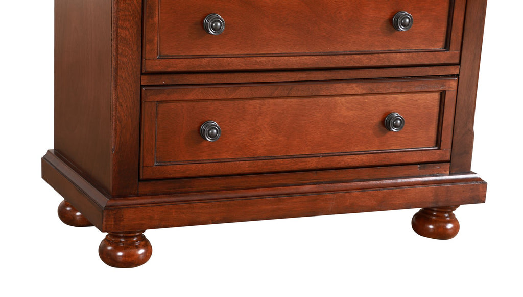 Meade Cherry Chest with Full-Extension Drawers