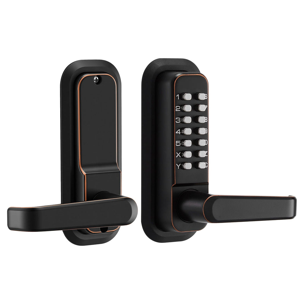 Mechanical Keyless Entry Door Lock with Upgraded 2.0 Code System