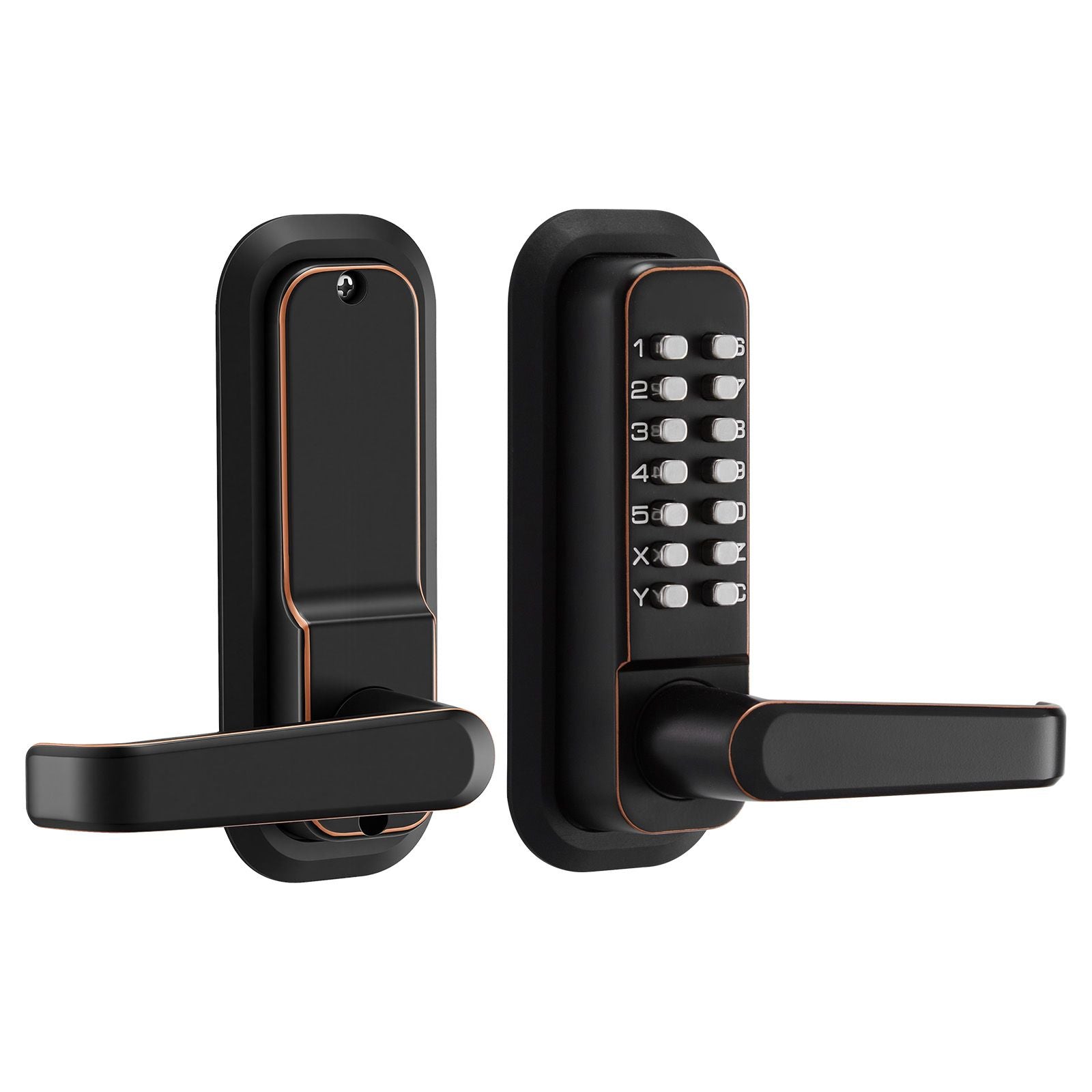 Mechanical Keyless Entry Door Lock with Upgraded 2.0 Code System