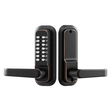 Mechanical Keyless Entry Door Lock with Upgraded 2.0 Code System
