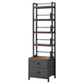 Media Storage Cabinet with Drawers – 4-Shelf DVD Organizer for CDs, Books and Games