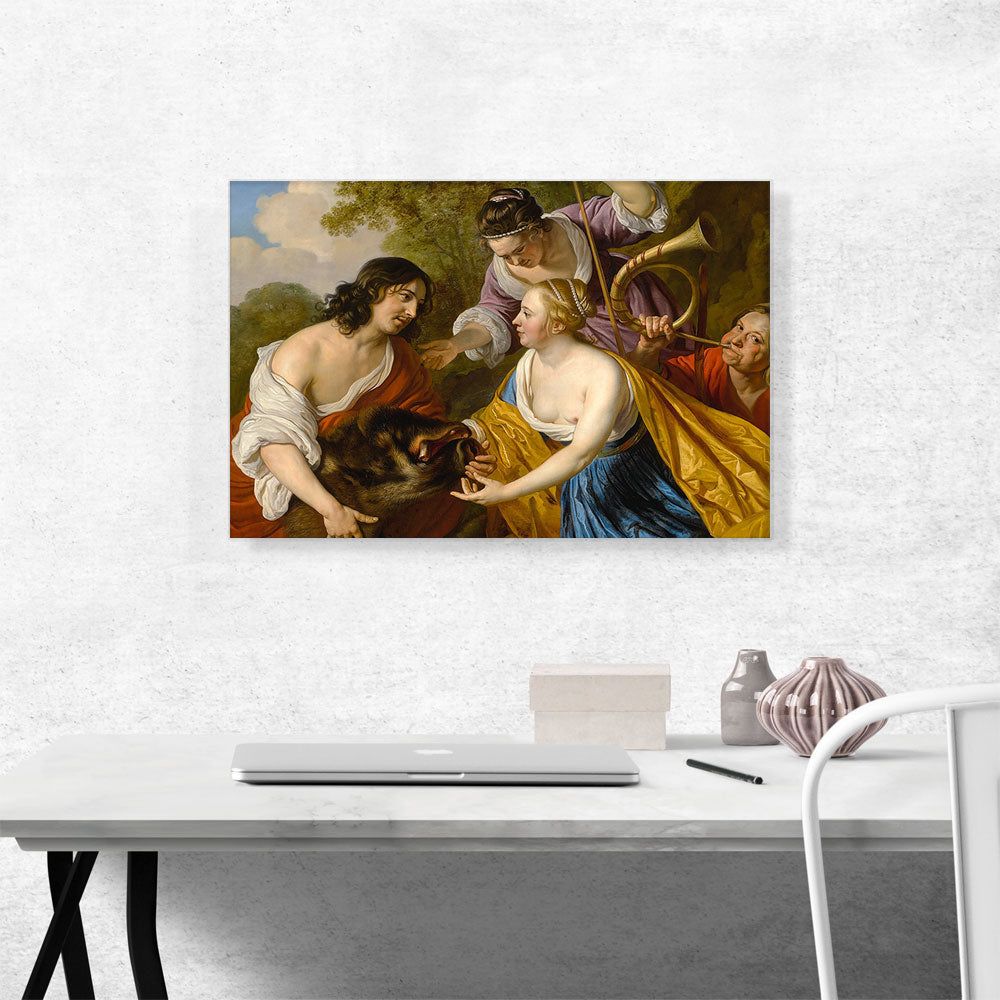 Meleager and Atalanta Narrative Wall Art
