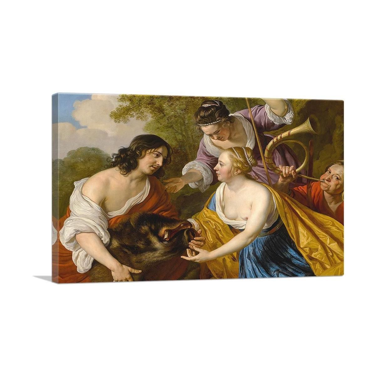Meleager and Atalanta Narrative Wall Art