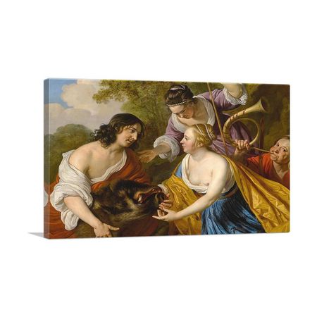 Meleager and Atalanta Narrative Wall Art