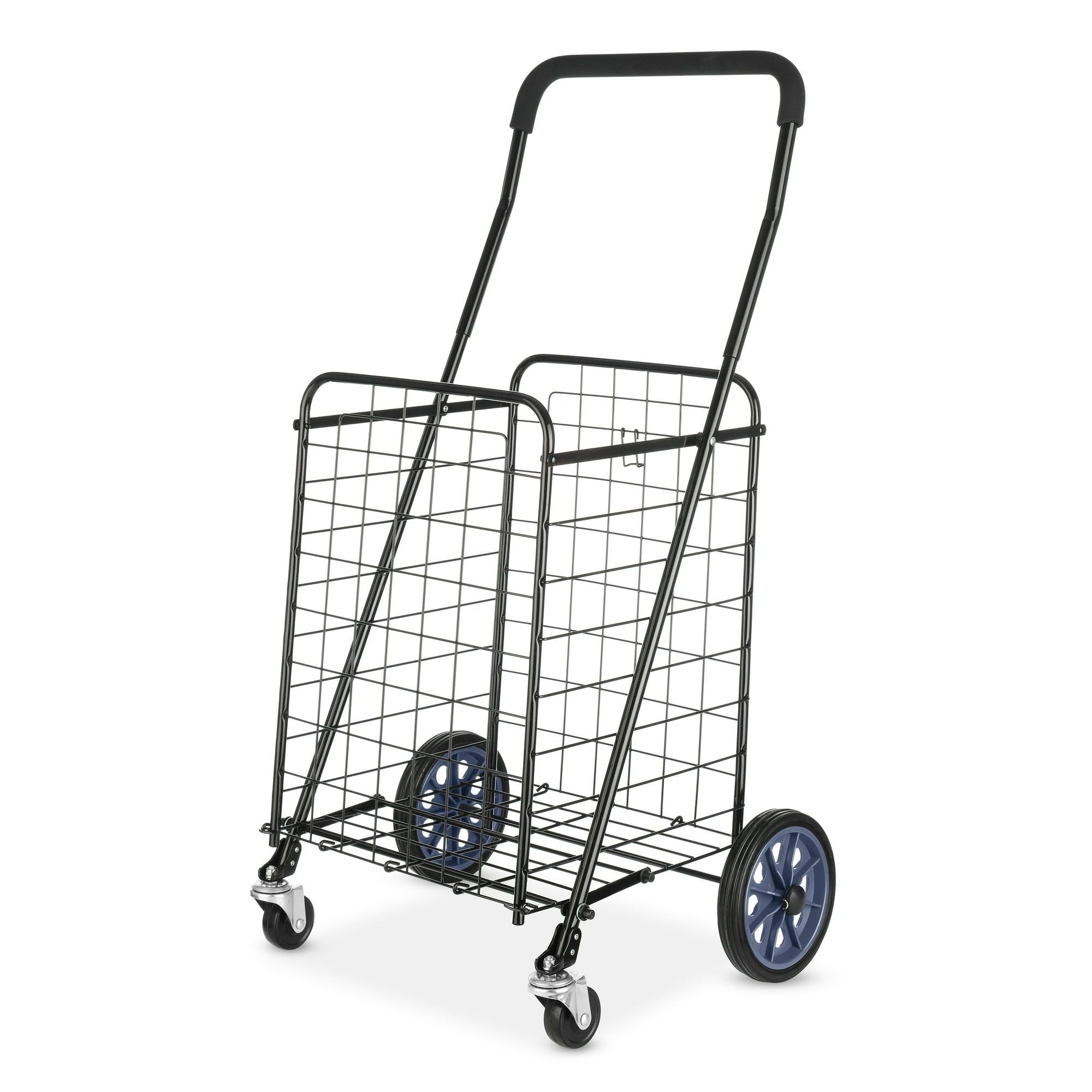 Metal Rolling Utility Cart for Groceries and Laundry