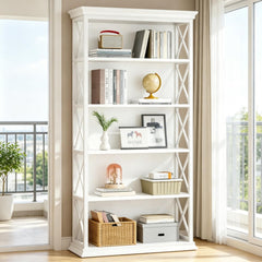 Metal And Wooden Bookcase 70.87 Bookshelf for Home Office Organization Rustproof And