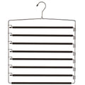 Space-Saving Multi-Tier Swing-Arm Garment Hanger