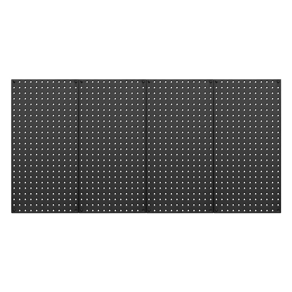 Four-Panel Wall Pegboard Organizer with Accessories