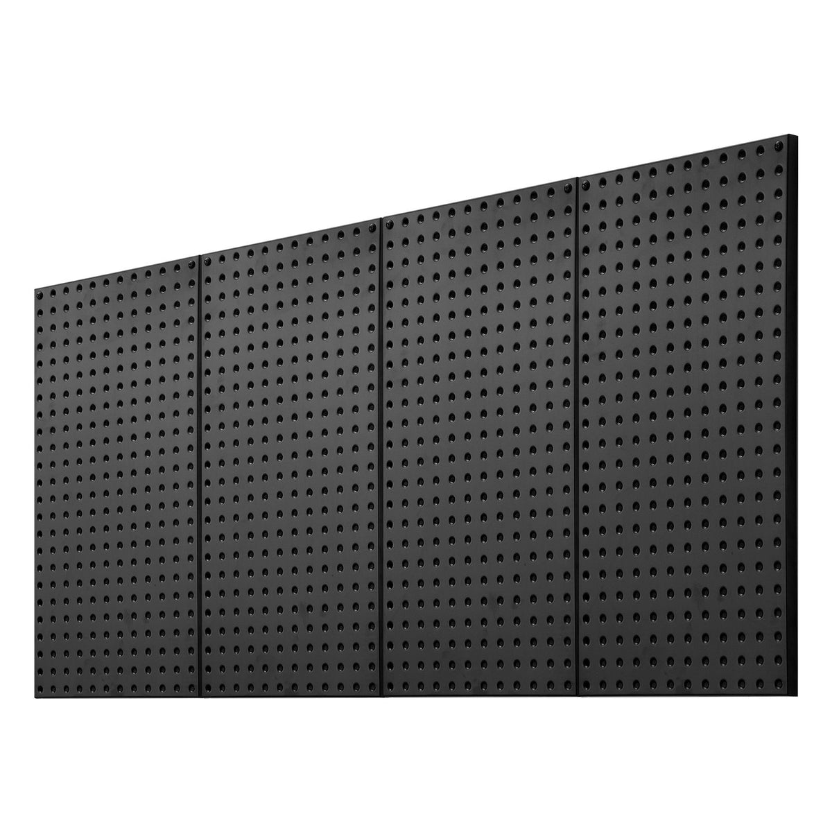 Four-Panel Wall Pegboard Organizer with Accessories