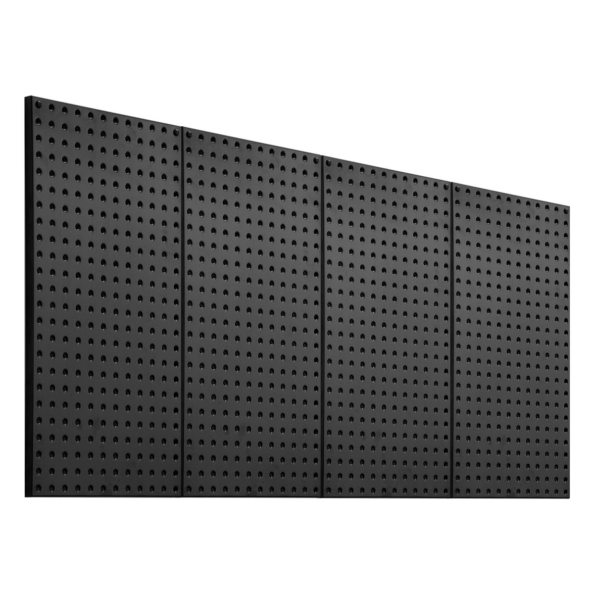 Four-Panel Wall Pegboard Organizer with Accessories