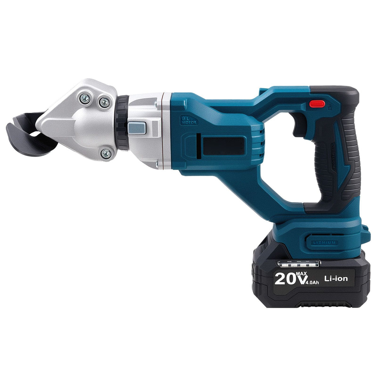 Cordless Metal Shear with Pivoting Cutting Head