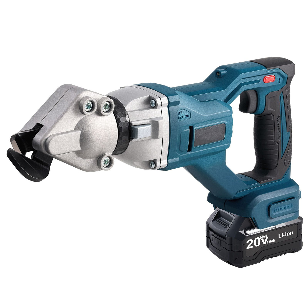 Cordless Metal Shear with Pivoting Cutting Head