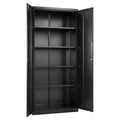 Lockable Storage Cabinet with Adjustable Shelves