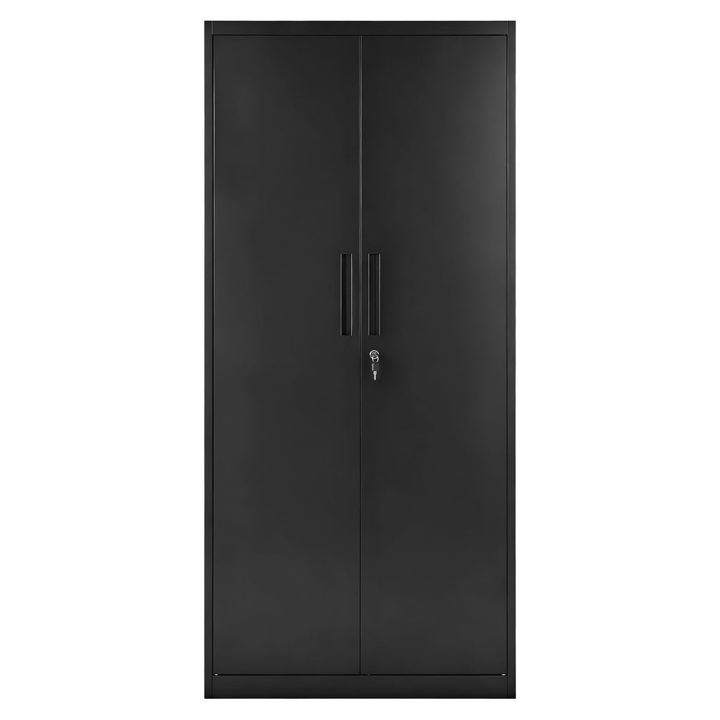 Lockable Storage Cabinet with Adjustable Shelves