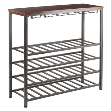 Michelle Wine Rack with Integrated Glass Hanger