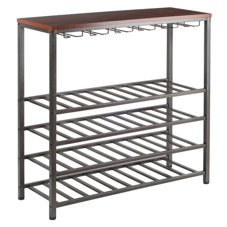 Michelle Wine Rack with Integrated Glass Hanger