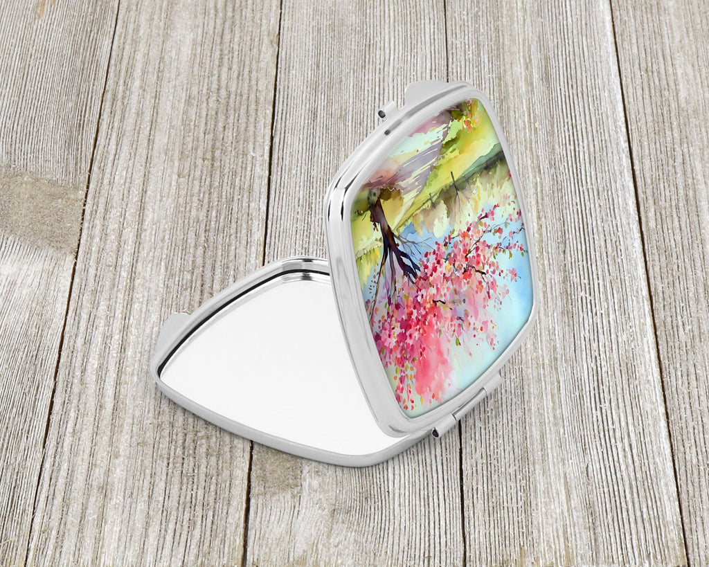 Michigan Apple Blossoms Folding Compact Mirror