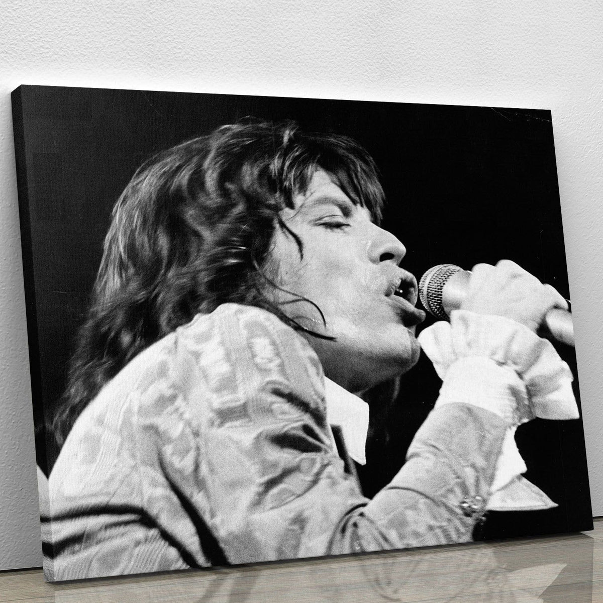 Mick Jagger Belts It Out Wall Art