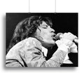 Mick Jagger Belts It Out Wall Art