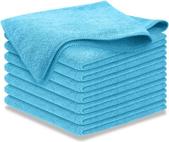 High-Performance Microfiber Cleaning Cloths – 8-Pack,, Ultra Absorbent for Streak-Free Shine