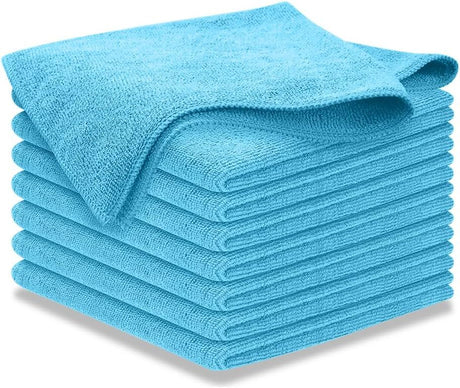 High-Performance Microfiber Cleaning Cloths – 8-Pack,, Ultra Absorbent for Streak-Free Shine