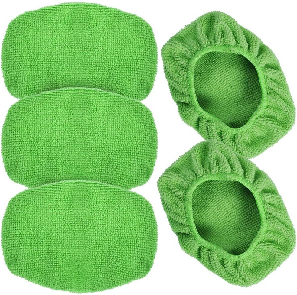 Microfiber Glass Cleaning Bonnets for Windshield Wand (5 Pack)