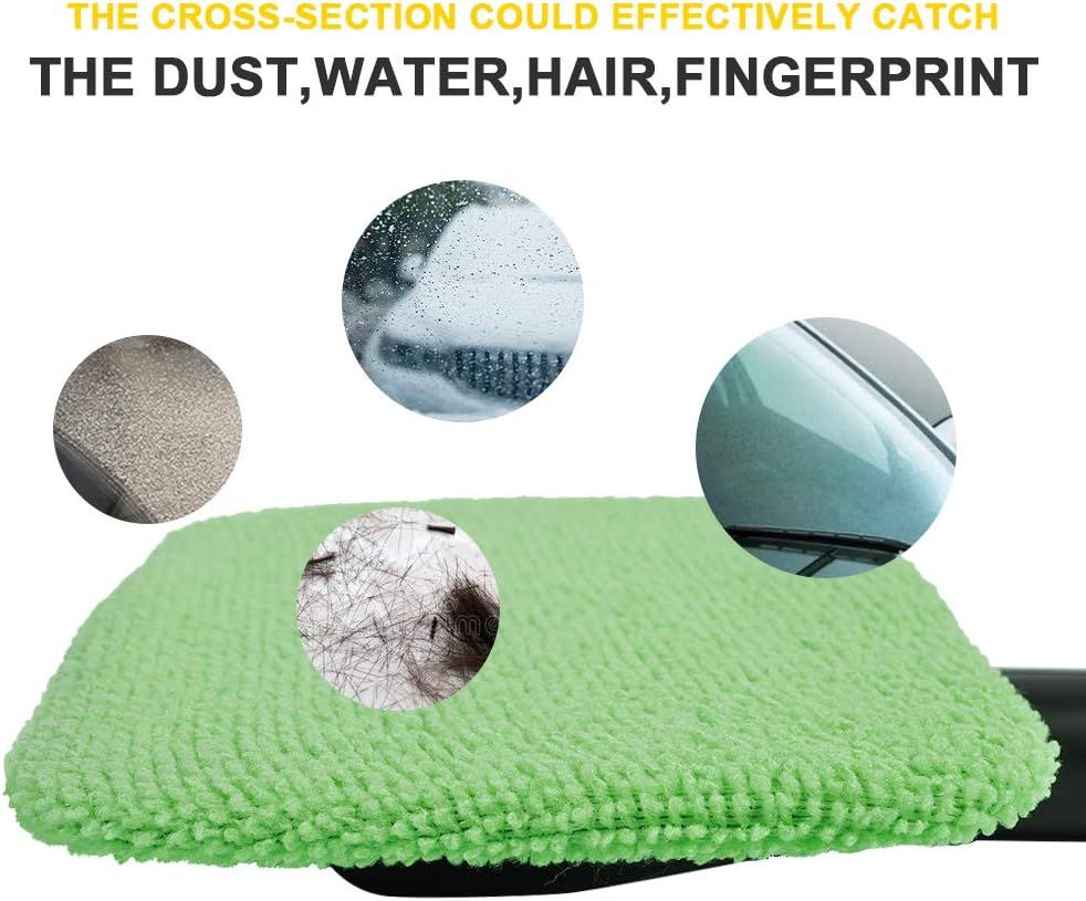 Microfiber Glass Cleaning Bonnets for Windshield Wand (5 Pack)