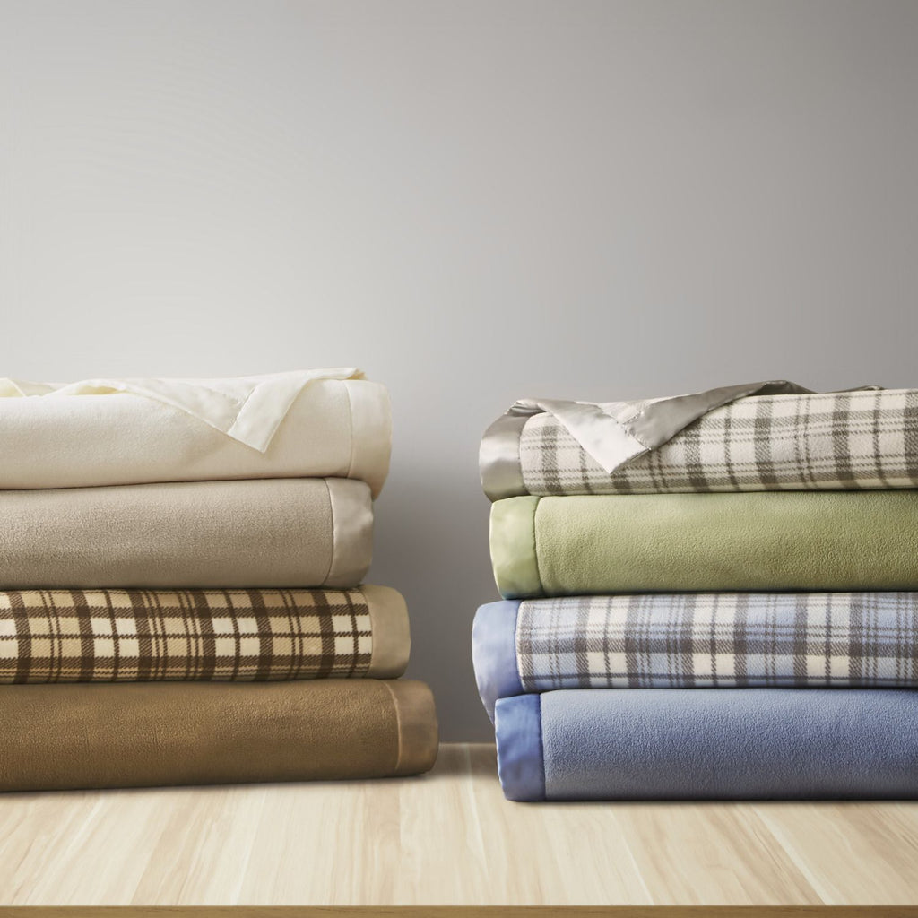 Soft Microfleece Blanket Twin - Anti-Pilling, Machine Washable