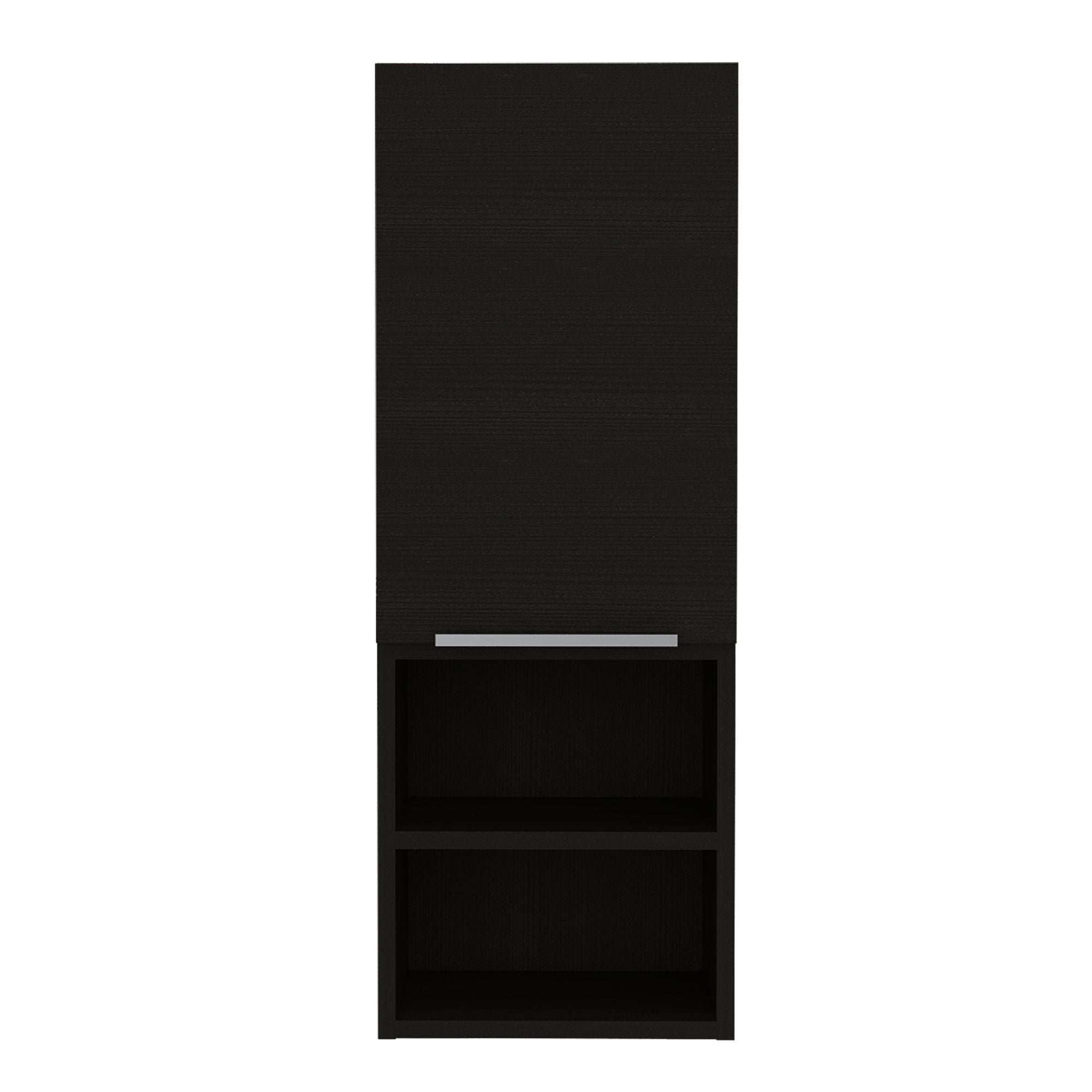 Mila Bathroom Cabinet - Two Concealed and Two Open Shelves