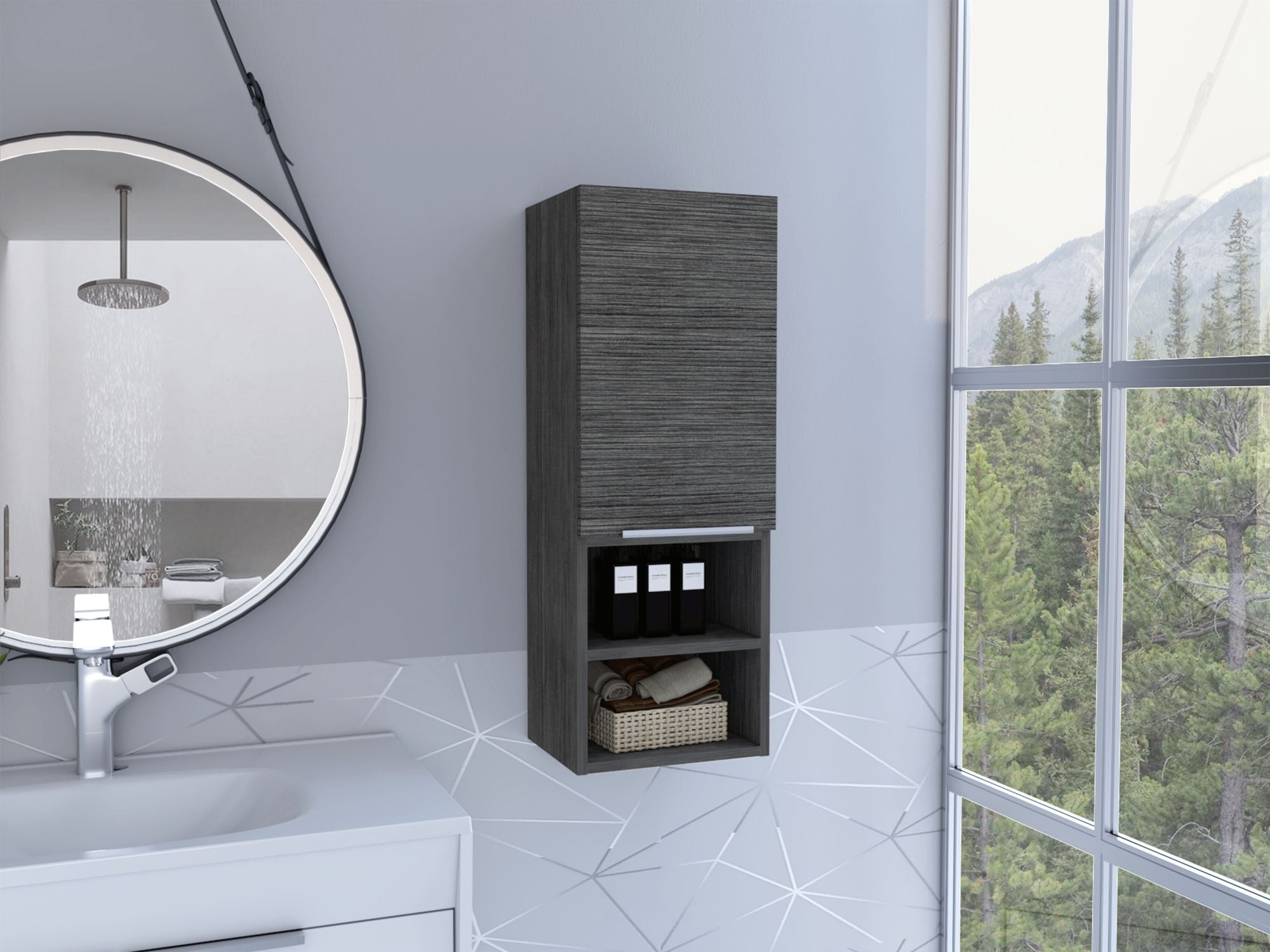 Modern Wall Cabinet with Ample Storage for Your Bathroom