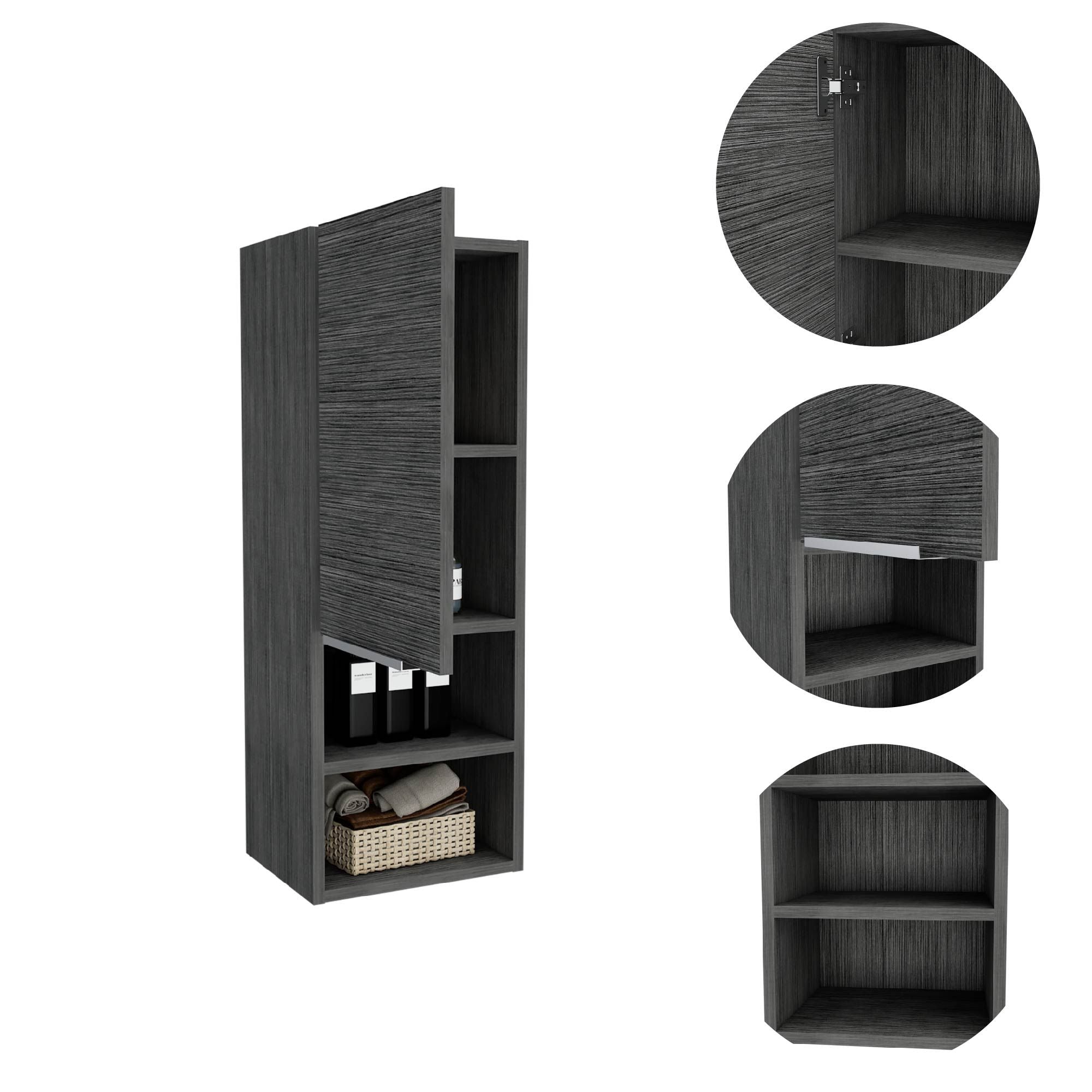 Modern Wall Cabinet with Ample Storage for Your Bathroom