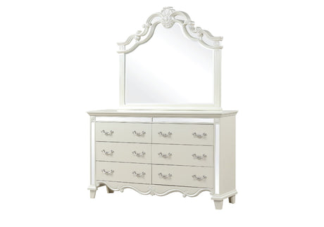 Milan Mirror-Framed Bedroom Dresser