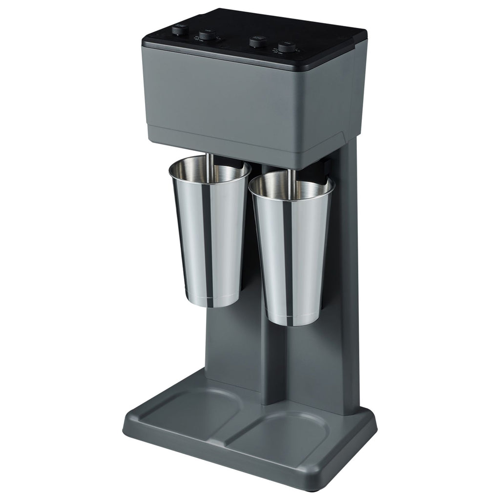 Double Head Milkshake Maker with 3 Speeds and Timer for Home or Commercial Use
