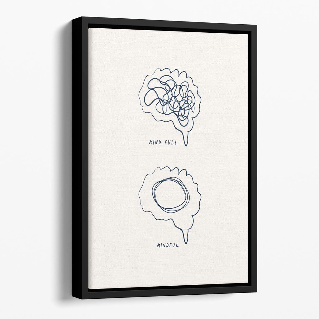 Mindfull Floating Framed Wall Art