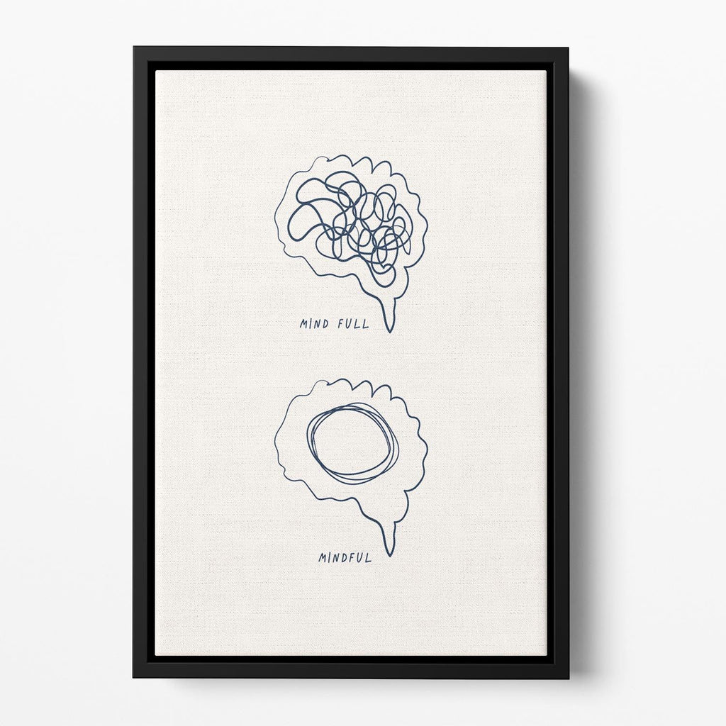 Mindfull Floating Framed Wall Art