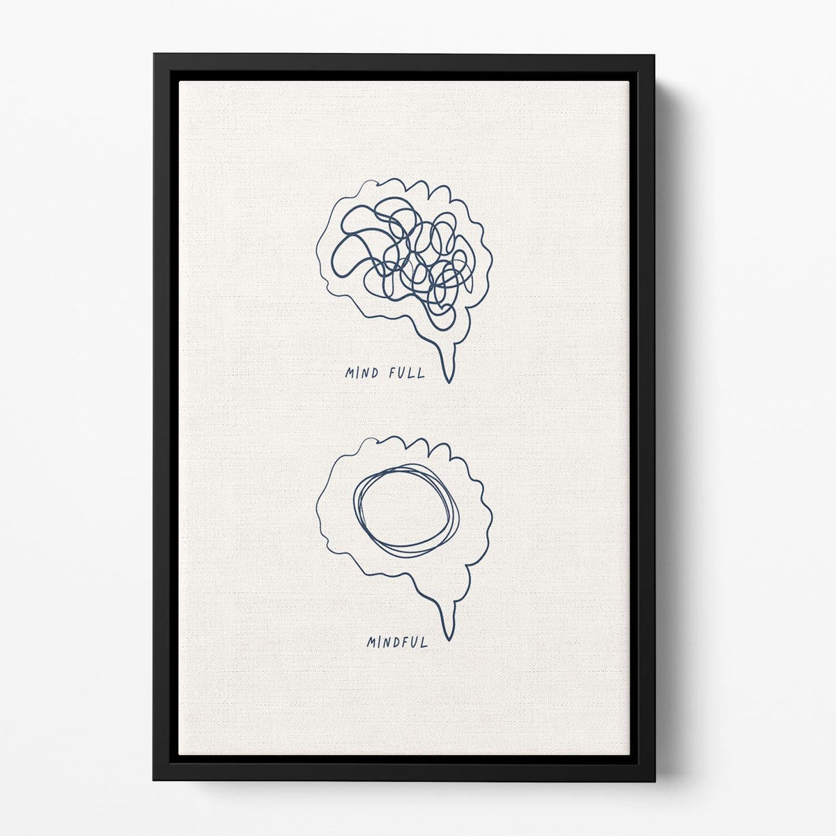 Mindfull Floating Framed Wall Art